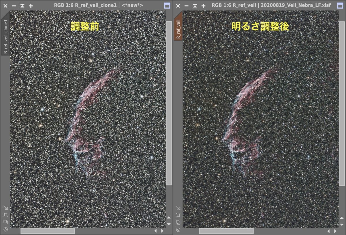 マスクの力で微光星から星雲を救う！ PixInsightでStarNetとColor Mask