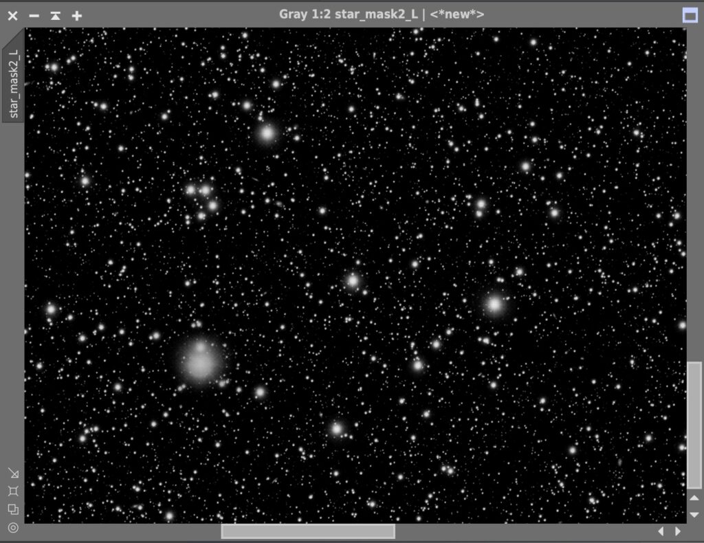 StarNetで作った星マスク