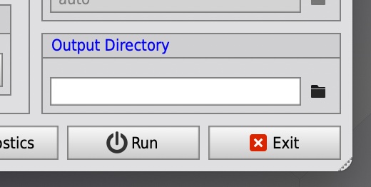 Output Directoryの設定
