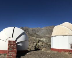 宿泊地の裏の天文台DVO