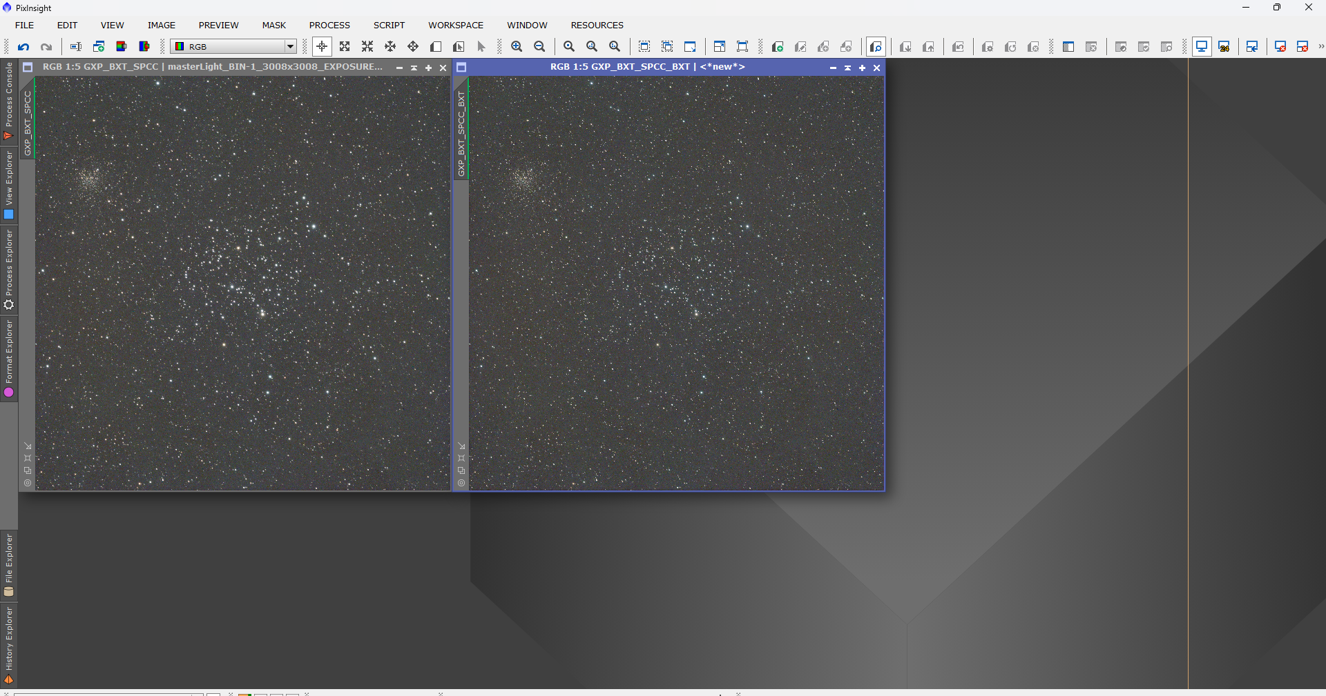 左BXT前、右BXT後